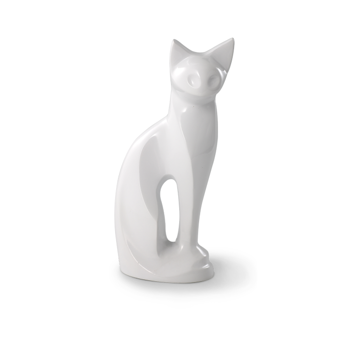 Edition Skulptura - Skulptururne weiße Katze – Bild 2